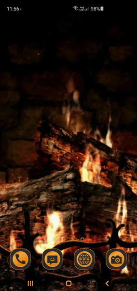Fireplace Live Wallpaper - عکس برنامه موبایلی اندروید