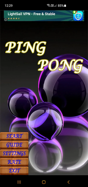 Ping Pong Game - Gameplay image of android game