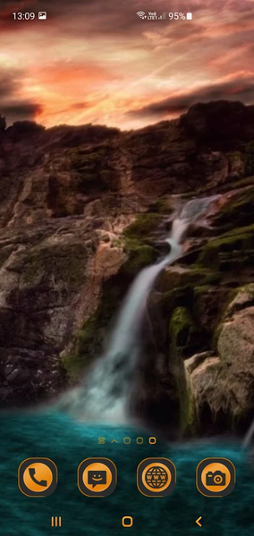 Amazing Waterfall Live Wallpap - Image screenshot of android app