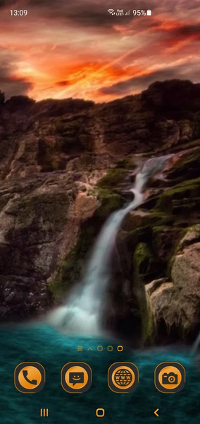 Amazing Waterfall Live Wallpap - Image screenshot of android app