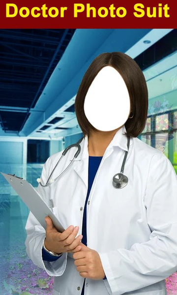 Doctor Dress Photo Suit Girls - Image screenshot of android app
