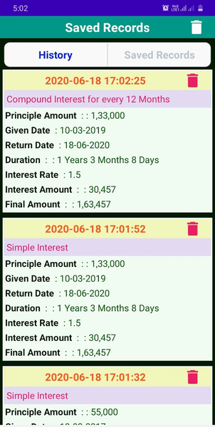 Interest Calculator - Image screenshot of android app