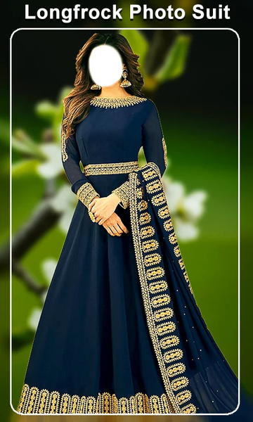 Long frock photo editor - Image screenshot of android app