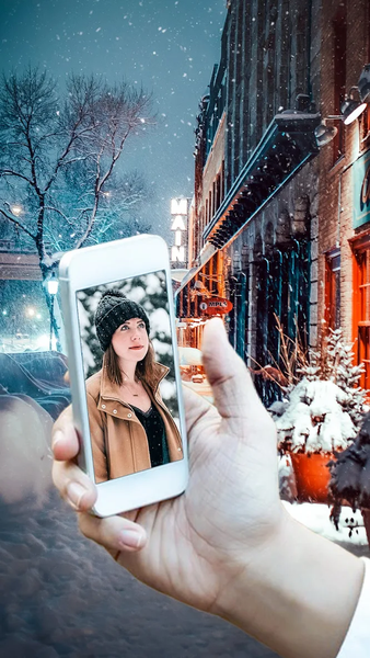 Mobile photo frames / editor - Image screenshot of android app