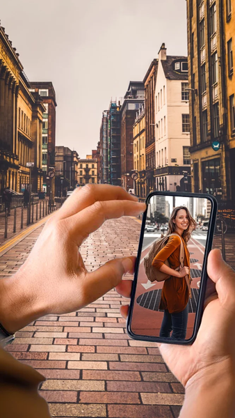 Mobile photo frames / editor - Image screenshot of android app