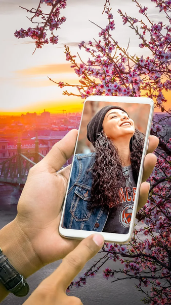 Mobile photo frames / editor - Image screenshot of android app