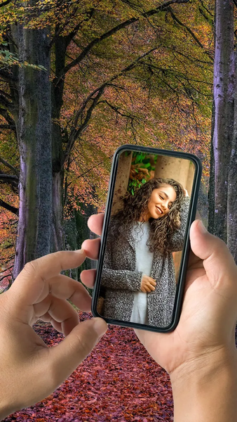 Mobile photo frames / editor - Image screenshot of android app