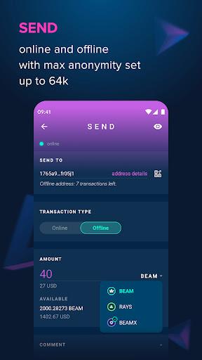 Beam Wallet - Image screenshot of android app