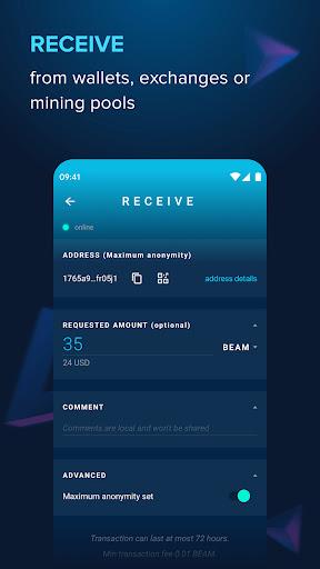 Beam Wallet - Image screenshot of android app