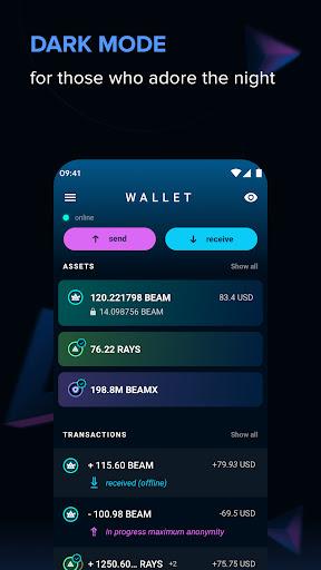 Beam Wallet - Image screenshot of android app