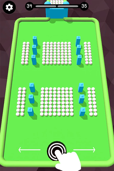 Color Cube Hole - Swallow Them - Gameplay image of android game