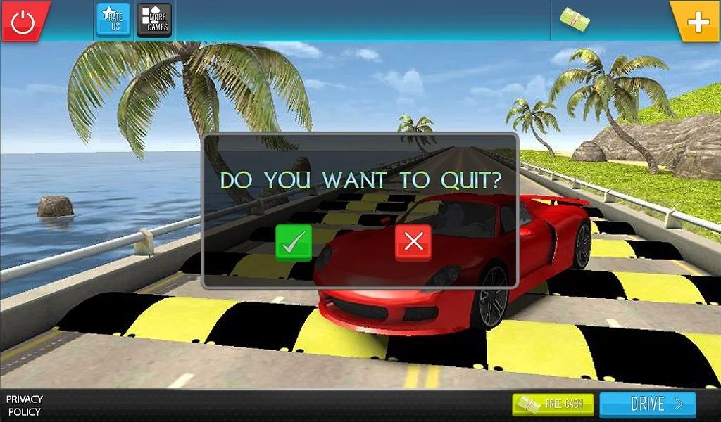 Speed Bumps Car Crash - Gameplay image of android game