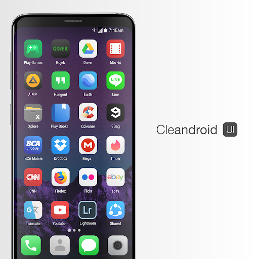 Cleandroid UI - Icon Pack - Image screenshot of android app