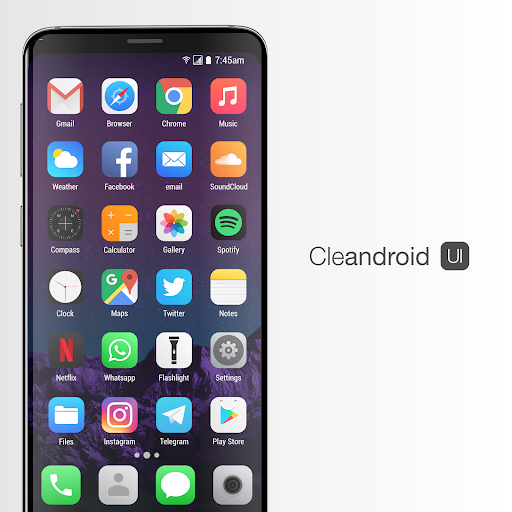 Cleandroid UI - Icon Pack - عکس برنامه موبایلی اندروید