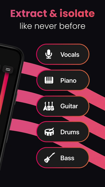 Stemz: AI Tool for Musicians - Image screenshot of android app