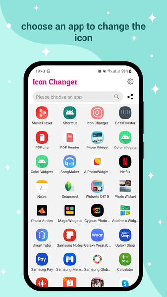 Icon Changer - Customize Icon - عکس برنامه موبایلی اندروید