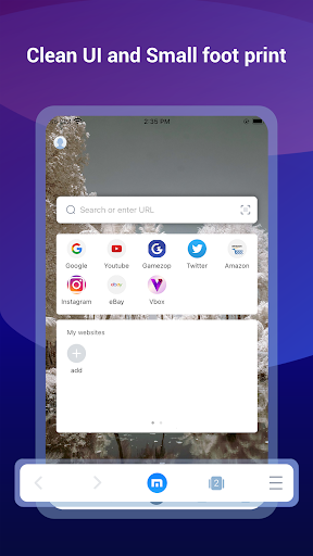 Maxthon browser - Image screenshot of android app