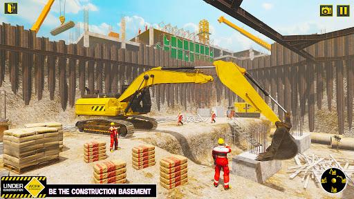 Excavator Simulator Crane Game - Gameplay image of android game