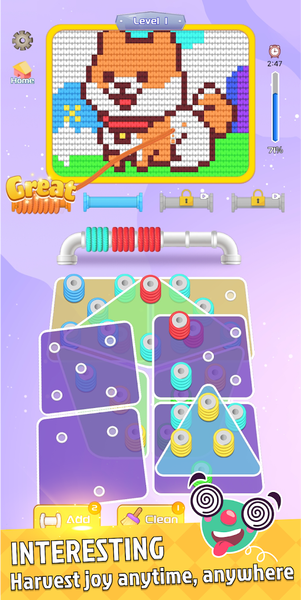 Crazy Yarn Puzzle Solving - عکس بازی موبایلی اندروید
