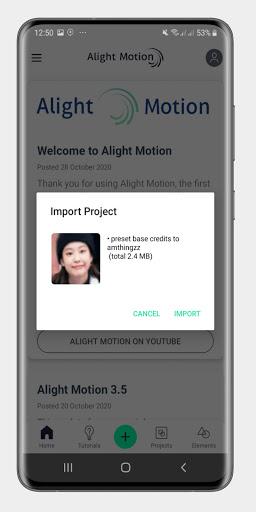Alight Motion Presets - Image screenshot of android app