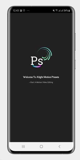Alight Motion Presets - Image screenshot of android app