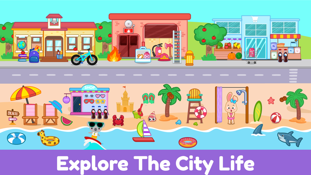 City Games Princess Dollhouse - Gameplay image of android game