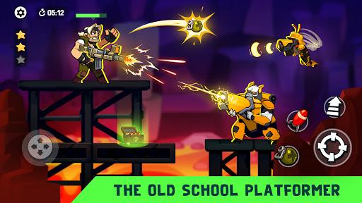 Bombastic Brothers - Top Squad.2D Action shooter. - Gameplay image of android game