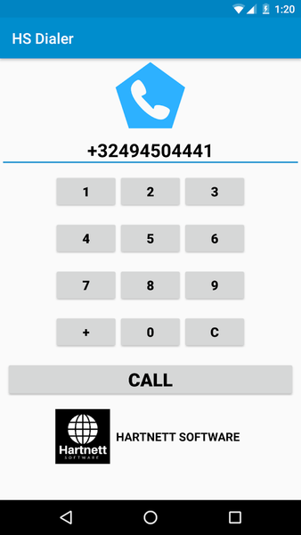 Dumplings Dialer app - Image screenshot of android app