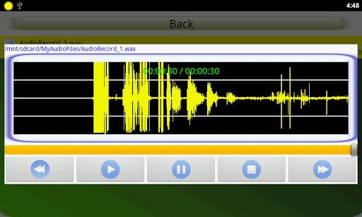 Audio Recorder - Image screenshot of android app