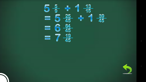 Fraction Calculator & progress - Image screenshot of android app