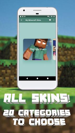 My Minecraft Skins - عکس برنامه موبایلی اندروید