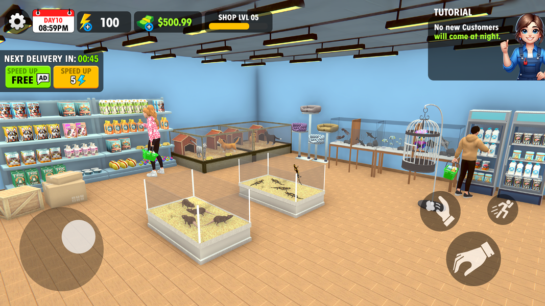 Pet Shop Journey Simulator - Gameplay image of android game