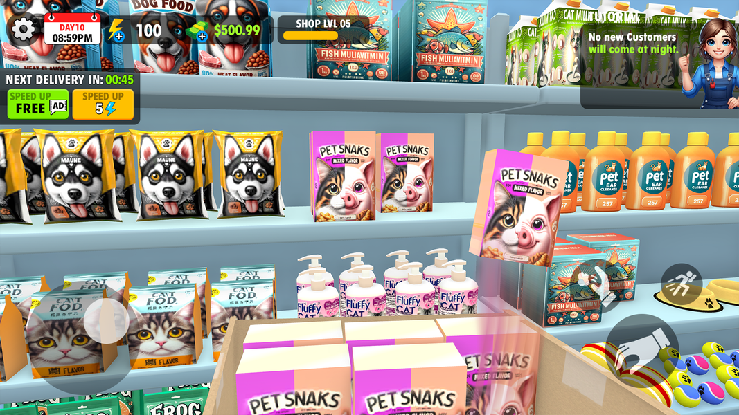 Pet Shop Journey Simulator - Gameplay image of android game