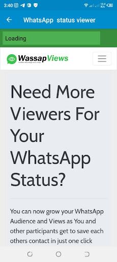 Whatsapp Status Viewer - عکس برنامه موبایلی اندروید