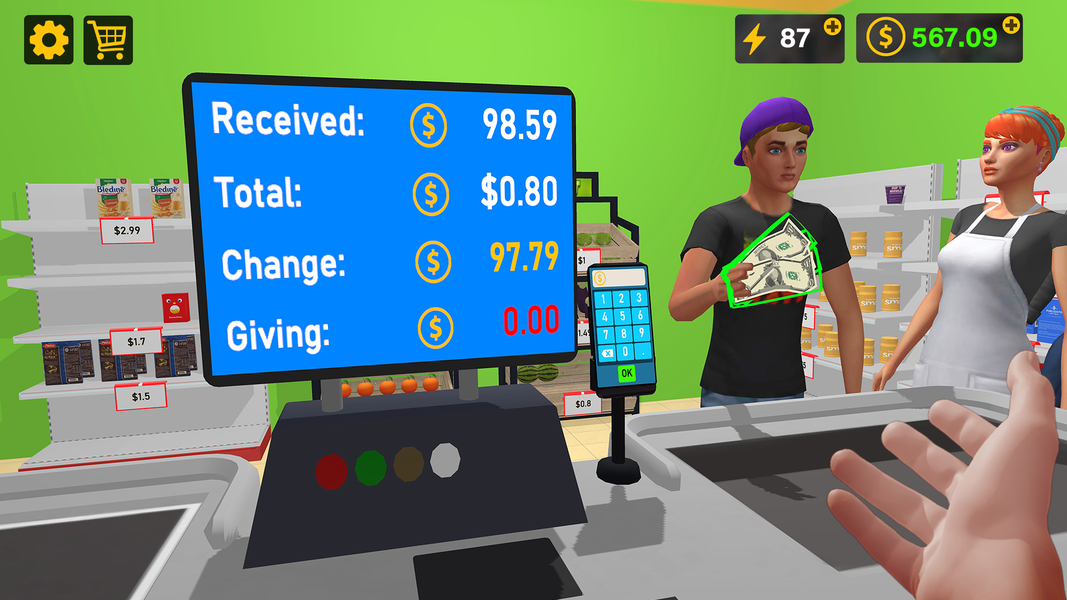 Supermarket ۳D Simulation Game - عکس بازی موبایلی اندروید