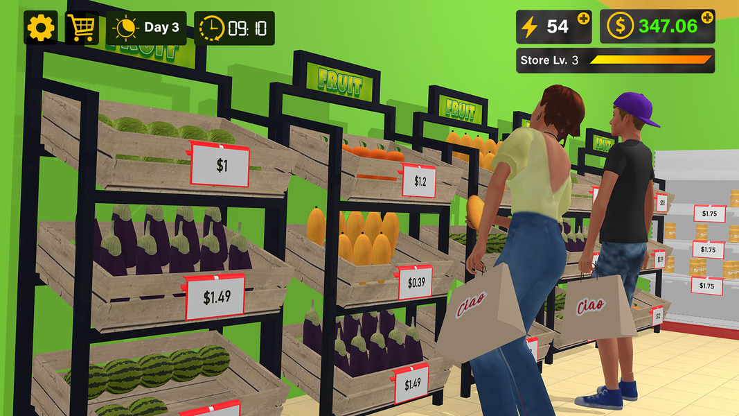 My Supermarket: Simulation 3D - Gameplay image of android game