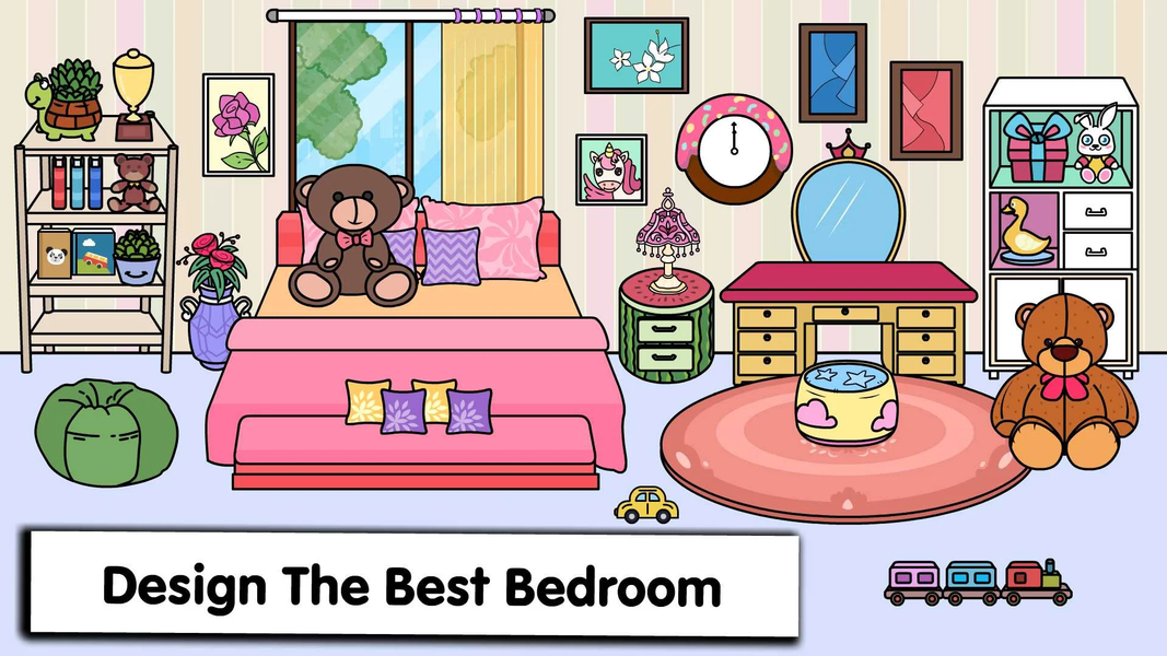 Tizi Home Room Decoration Game - Gameplay image of android game