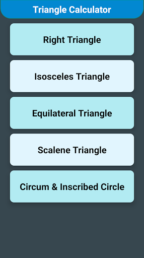 Triangle Calculator - Image screenshot of android app