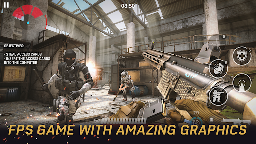 Warface GO: FPS Shooting games - Gameplay image of android game