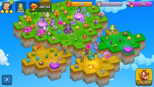 Merge World Above Magic Puzzle - Gameplay image of android game