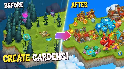 Merge World Above Magic Puzzle - Gameplay image of android game