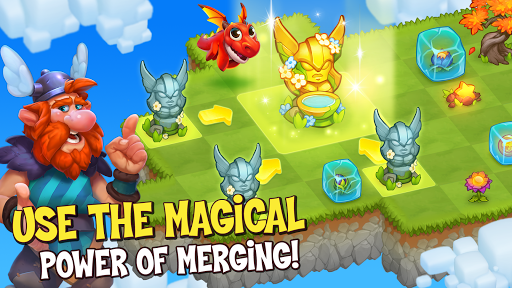Merge World Above Magic Puzzle - Gameplay image of android game