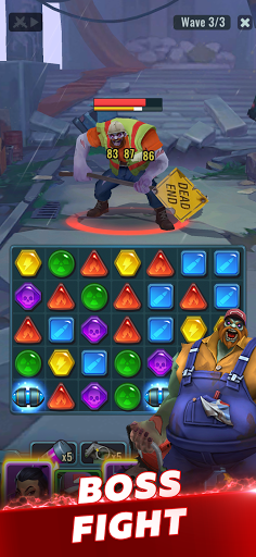 Puzzle Raiders: Zombie Match-۳ - عکس بازی موبایلی اندروید