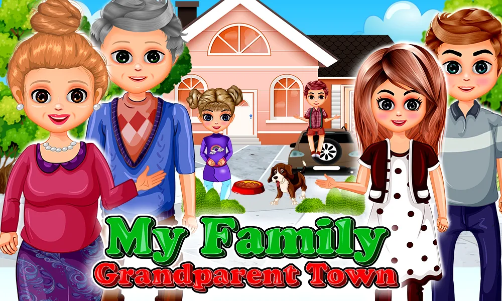 My Family Town : Grandparents - Gameplay image of android game