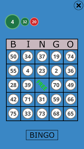 Classic Bingo Touch - Gameplay image of android game