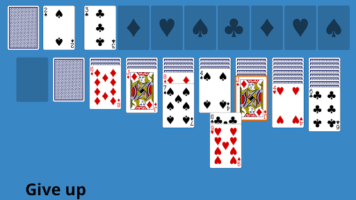 Solitaire Klondike Two Decks - Gameplay image of android game