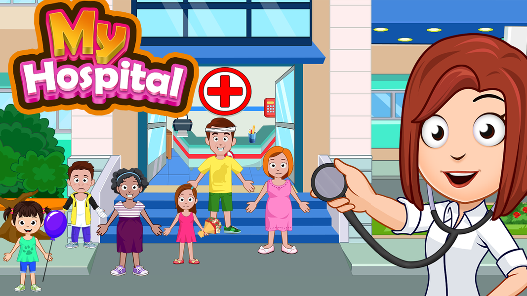 My Family Town Doctor Hospital - Gameplay image of android game