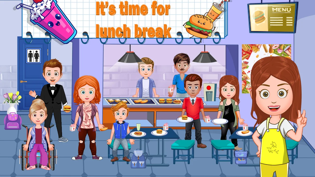 My Family Town : School Life - عکس بازی موبایلی اندروید