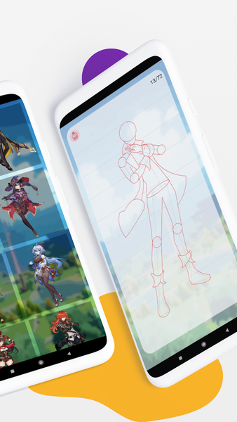 How to draw Genshin Impact - Image screenshot of android app