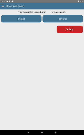 My Aphasia Coach - Image screenshot of android app